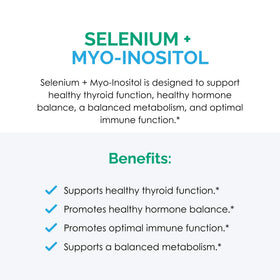 Rootcology Sélénium + Myo-Inositol - vue arrière de la boîte