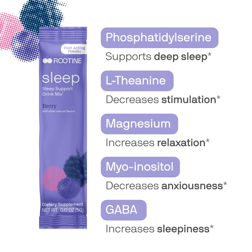 Rootine Poudre de Magnésium Calm sachets arrière