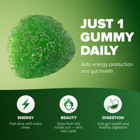 Rosabella Gummies Moringa 1000mg, vue de côté
