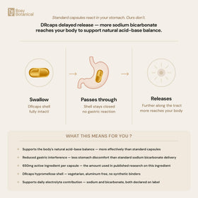ROSY BOTANICAL Bicarbonate de Sodium, présentation des capsules