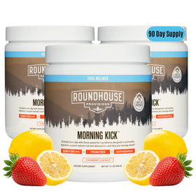 ROUNDHOUSE PROVISION Morning Kick Greens 3 Pack Fraise Citron vue avant
