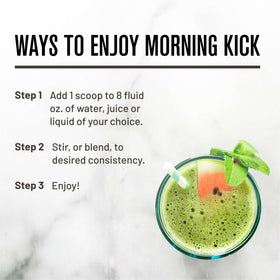 ROUNDHOUSE PROVISION Morning Kick Greens packaging side view