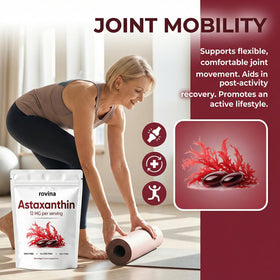 ROVINA Astaxanthin 12mg gélules douces avec huile d'olive