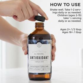 Rowe Casa Organics Infusion Antioxydante 473 ml avec étiquette