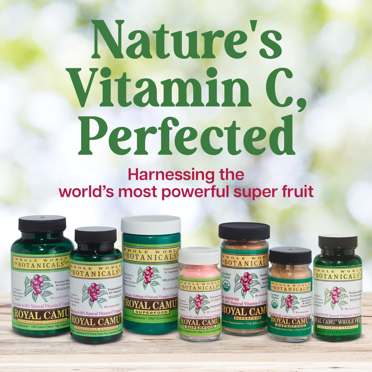 Royal Camu Whole World Botanicals ambiance bien-être