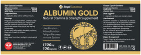 Royal Canadian Albumine Or 1700mg en vue aérienne