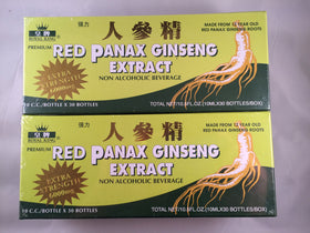 Royal King Extrait de Ginseng Rouge Panax 6000mg flacon de 10ml