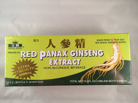 Royal King Extrait de Ginseng Rouge Panax 6000mg flacons en boîte