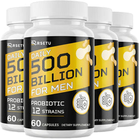 RSETU Probiotiques pour Hommes 500 Milliards CFU 240 Capsules vue avant