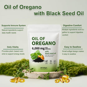 RTQSU Huile d'Origan capsules avec huile de graines noires