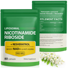 Ruduwu complément NAD avec Nicotinamide Riboside 900mg, sachet avant