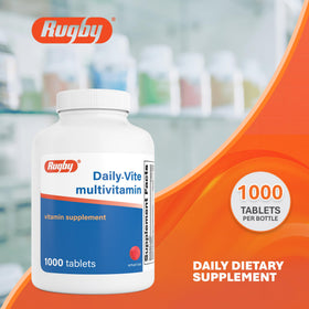 RUGBY LABORATORIES Daily-Vite 1000 comprimés vue latérale