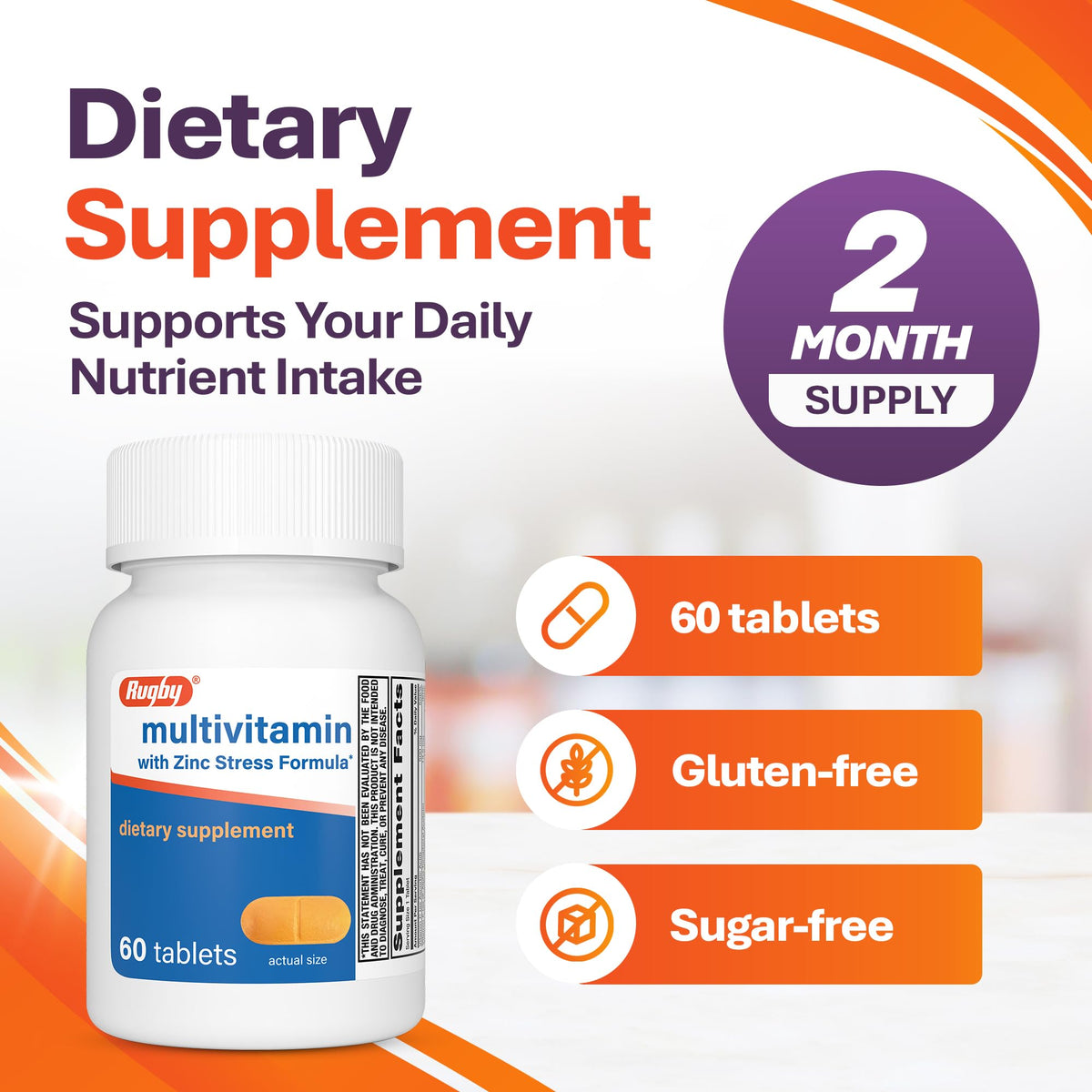 RUGBY LABORATORIES Multivitamines avec Zinc description des ingrédients