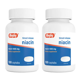 RUGBY LABORATORIES Niacine 1000mg Captabs boîte avant