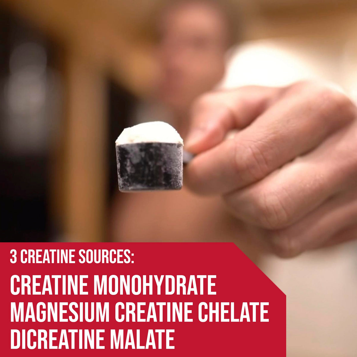 Rule 1 Proteins Charged Creatine 360g lifestyle shot during workout