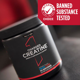 Rule 1 Proteins Charged Creatine vue de dessus avec couvercle ouvert