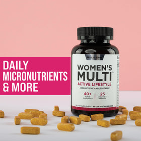 Rule 1 Proteins Compléments Alimentaires Femme 60 Comprimés - vue latérale