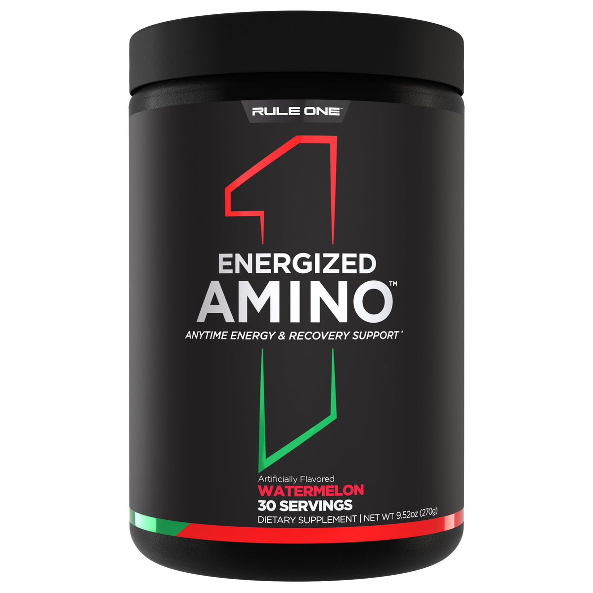 Rule 1 Proteins Energized Amino Framboise 370g vue de face