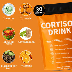 Rulinal Poudre de Boisson Cortisol 200g ingrédients principaux