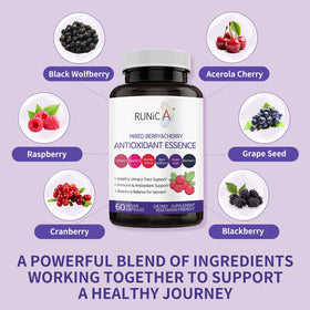 RUNICA 6X Complément Alimentaire 120 Capsules Végétales - Capsules dans un bol