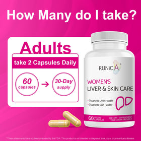 RUNICA Chardon-Marie 300mg 90 jours, flacon avec des plantes en arrière-plan
