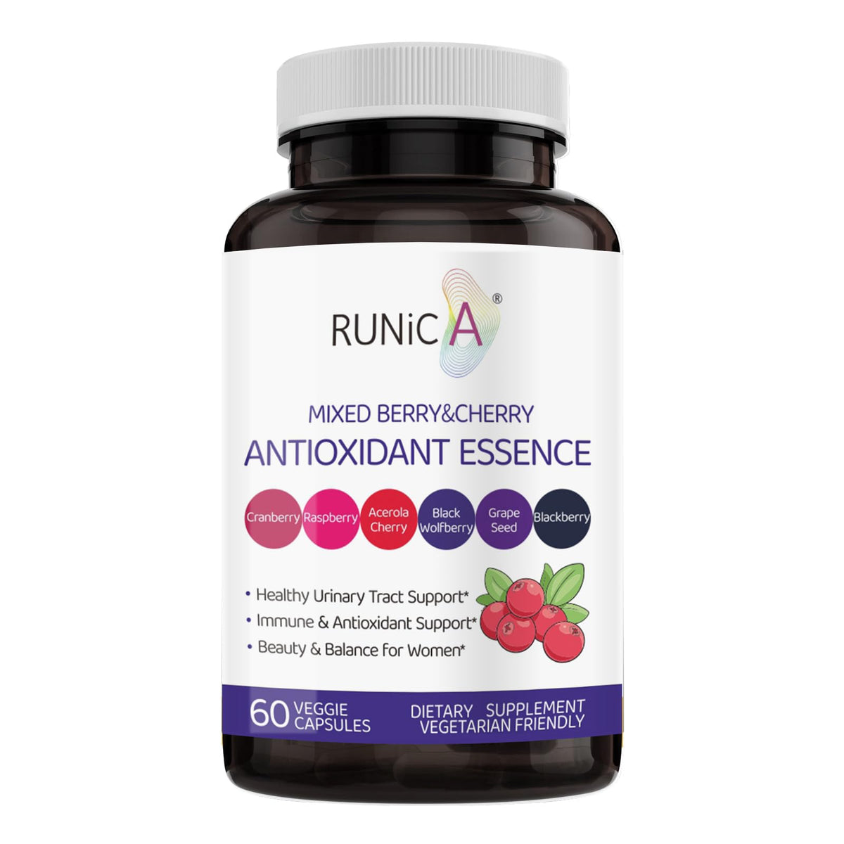 RUNICA Complément Alimentaire 6X 60 Capsules Végétales vue de face