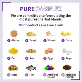 RUNICA Complément Alimentaire 6X avec des baies en arrière-plan