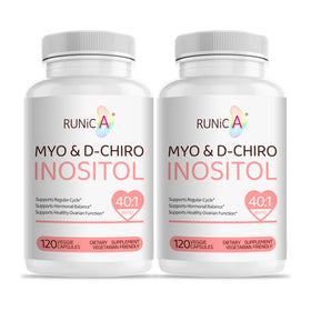 RUNICA Myo-Inositol & D-Chiro Inositol 240 capsules vue de face