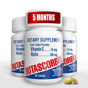RUTASCORBIN Rutin & Vitamine C 50 comprimés, vue de face