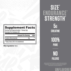 RYSE Up Créatine Monohydrate Poudre 358g avec cuillère doseuse
