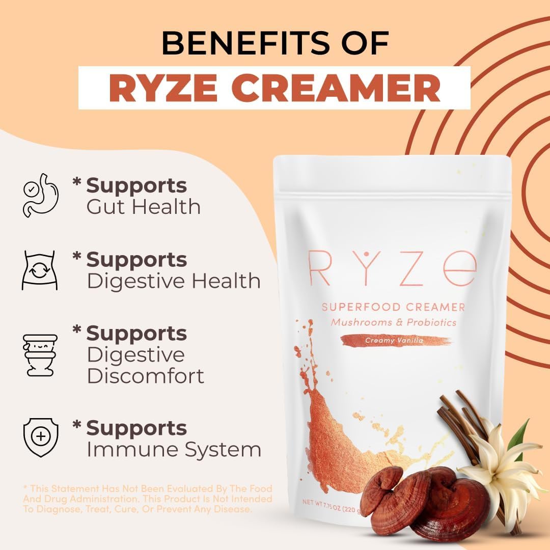 RYZE n Shine Bundle, contenu de la boîte avec sachets