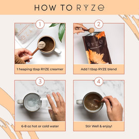 RYZE n Shine Bundle, utilisation dans une routine quotidienne