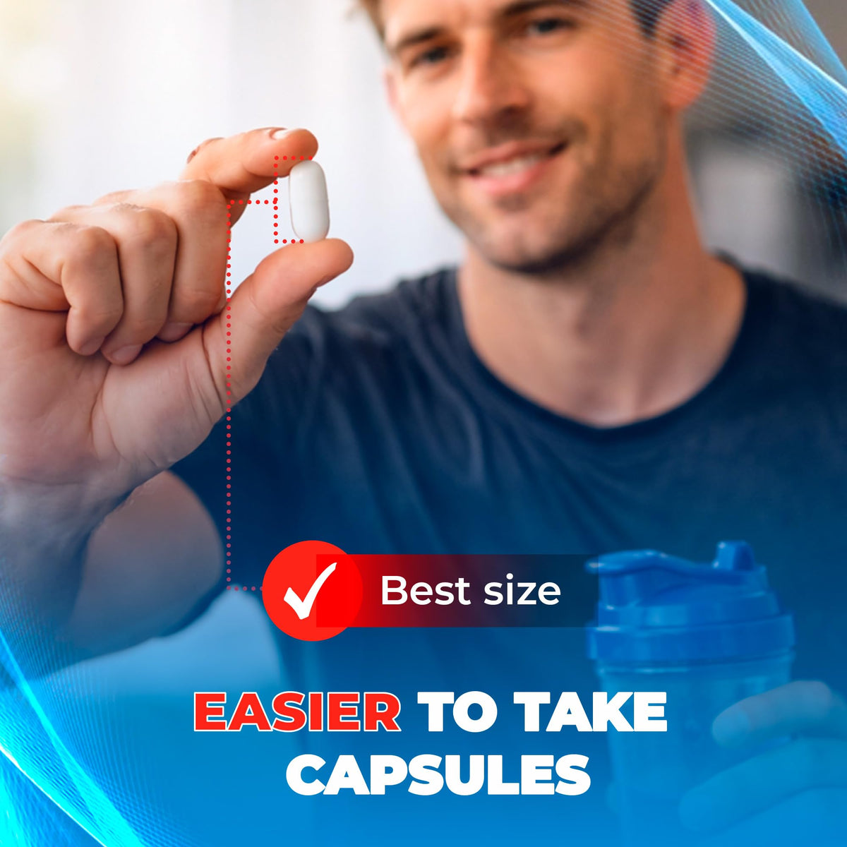 S Nutrition Tri-GH Amino Complex 120 Capsules, mise en scène sportive