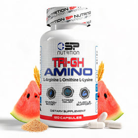 S Nutrition Tri-GH Amino Complex 120 Capsules, vue avant