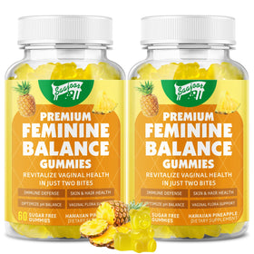 Saajoor Gummies Équilibre Féminin 120 Gummies saveur ananas