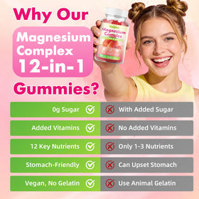 Saajoor Gummies Magnésium 120 Gouttes emballage avec logo
