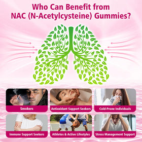 Saajoor Gummies NAC 1000mg côté de l'emballage