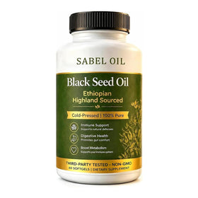 Sabel Oil Huile de Graine Noire Éthiopienne 60 gélules en vue de face