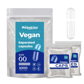 Sac de 1000 capsules végétales séparées Taille 00 MéipaLien