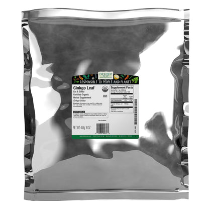 Sac de 1lb de feuille de ginkgo bio Frontier Co-op