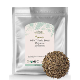 Sac de 431g de graines de chardon marie bio Starwest Botanicals
