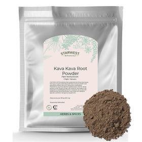Sac de poudre de racine Kava Kava Starwest Botanicals 476g vue de face