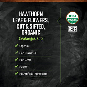 Sac refermable de feuilles de aubépine biologique Frontier Co-op