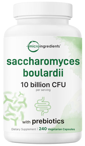 Saccharomyces Boulardii 10 Milliards CFU 240 Capsules vue de face