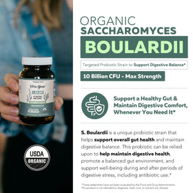 Saccharomyces Boulardii Triquetra Health capsules à l'intérieur
