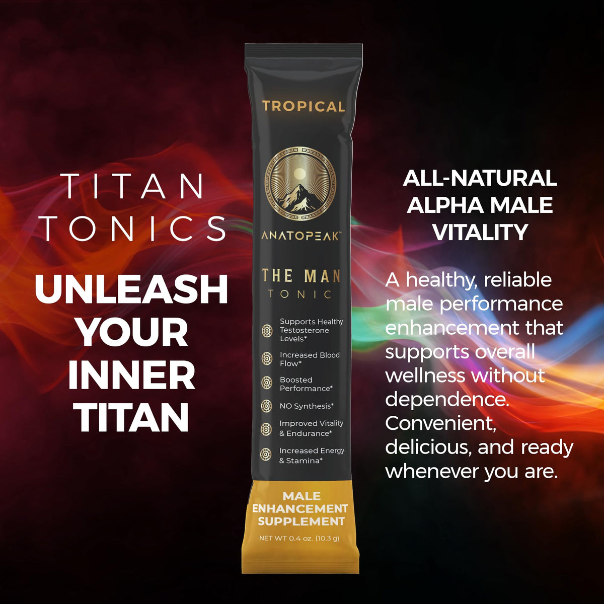 Sachet d'ANATOPEAK Complément Alimentaire Masculin avec poudre