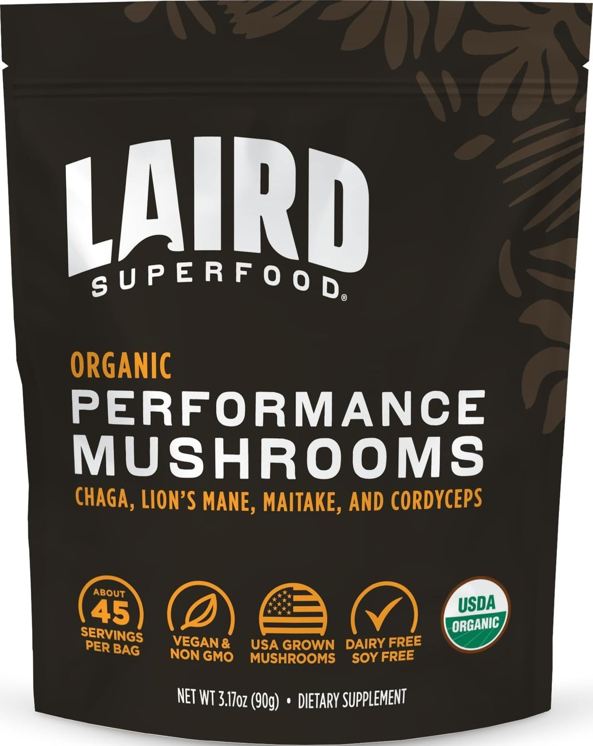 Sachet de 100g de mélange de champignons bio Laird Superfood