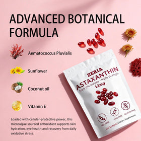 Sachet de 150 gélules souples Zeria Astaxanthin