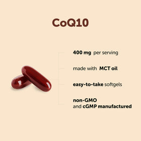 Sachet de 240 gélules molles Micro Ingredients CoQ10