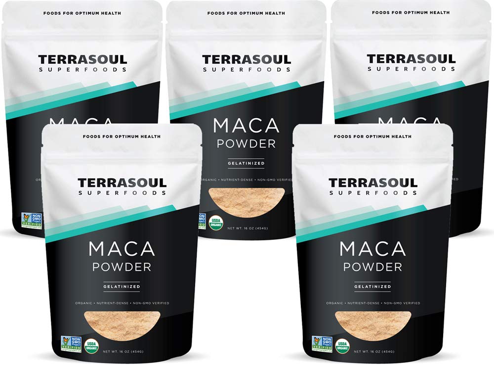 Sachet de 2499 g de poudre de maca gelatinisée bio Terrasoul Superfoods